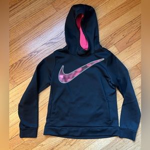 Nike hoodie, size youth medium, black